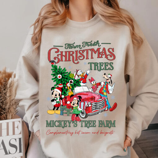 Christmas Mickey's Tree Farm Sweatshirt